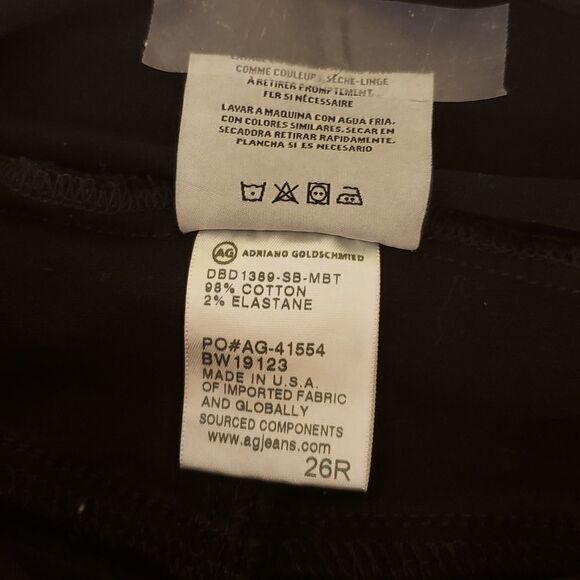 Ag adriano goldschmied ⚫ Distressed jeans size 26 - Picture 7 of 11